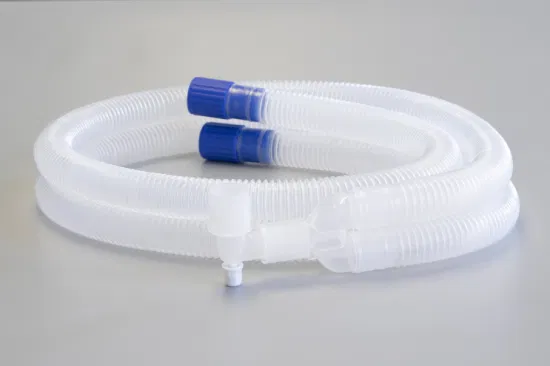 Медицинский одноразовый стерильный гофрированный дыхательный контур для анестезии для взрослых